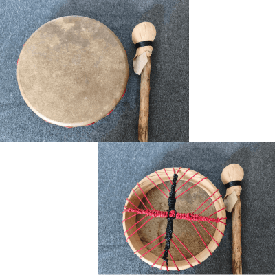 tambour en peau de cheval diamètre 30 cm