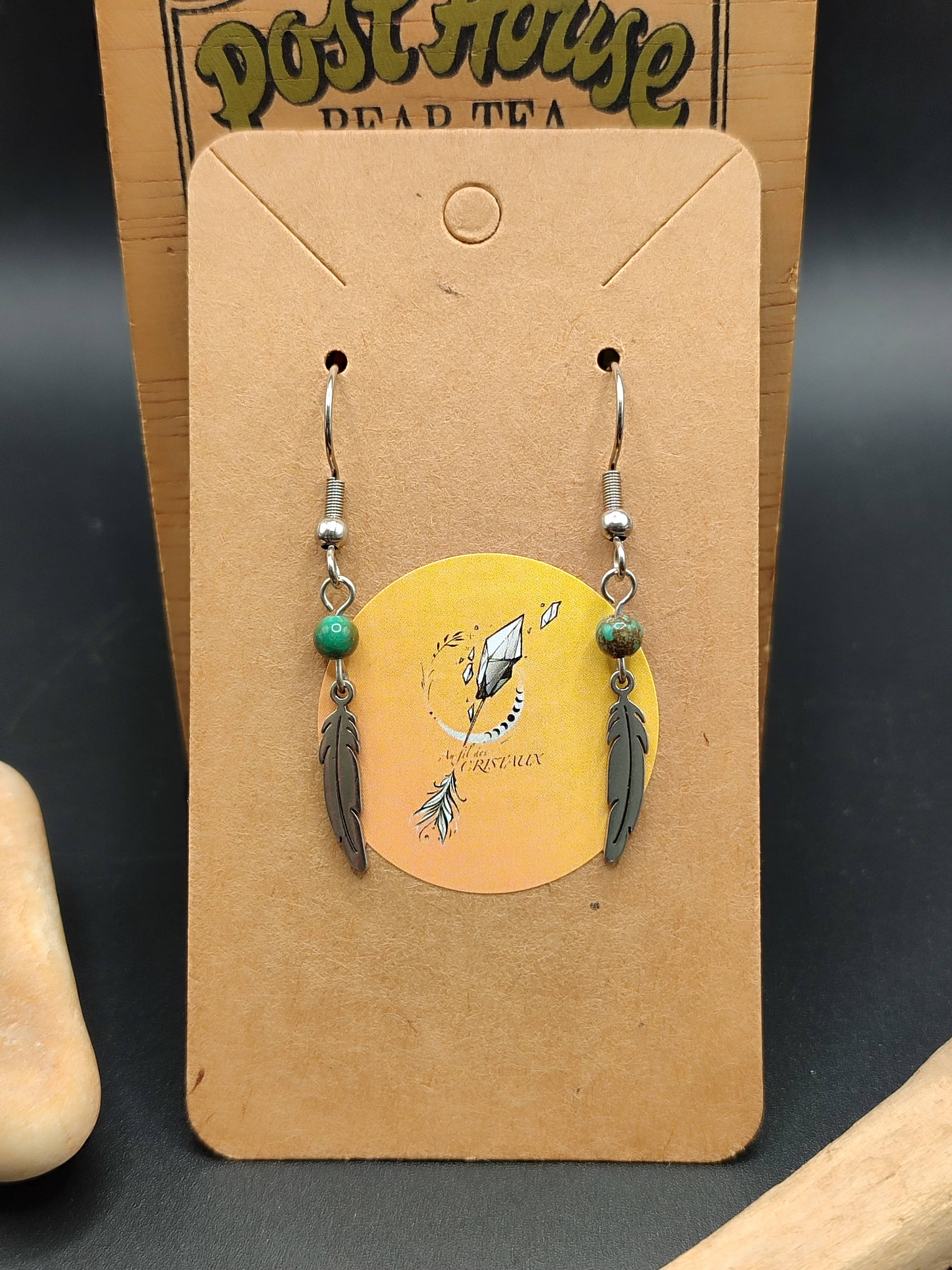 Boucles d'oreilles Dakota Turquoise