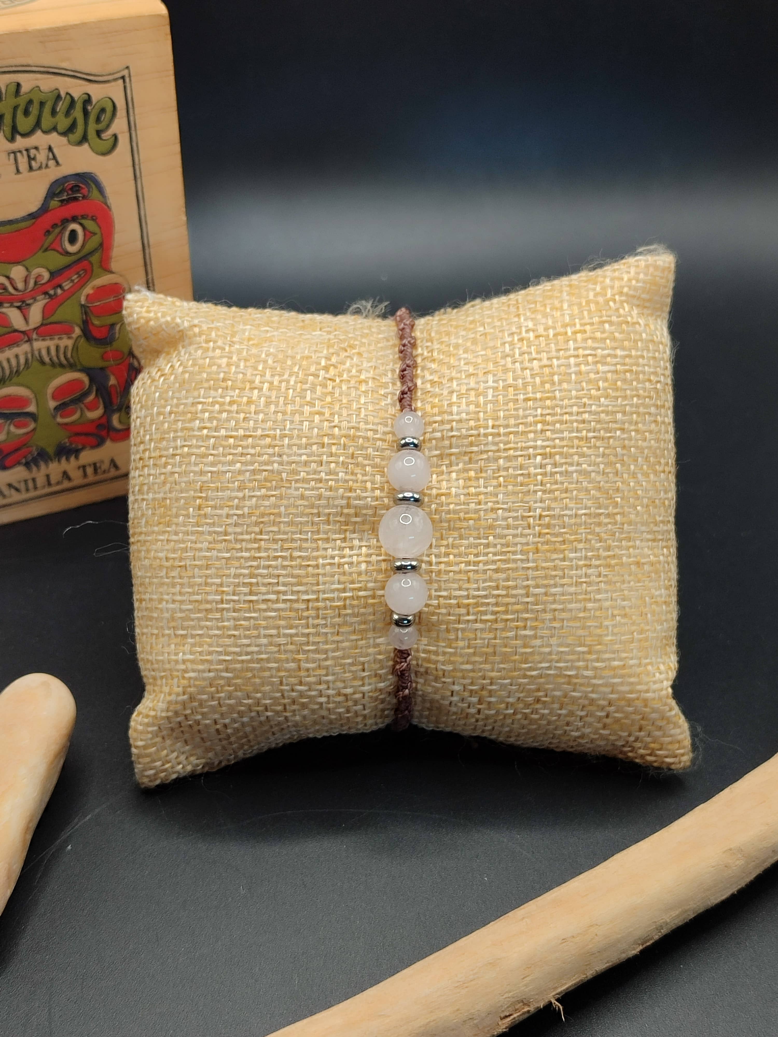 Bracelet Oglala Quartz rose